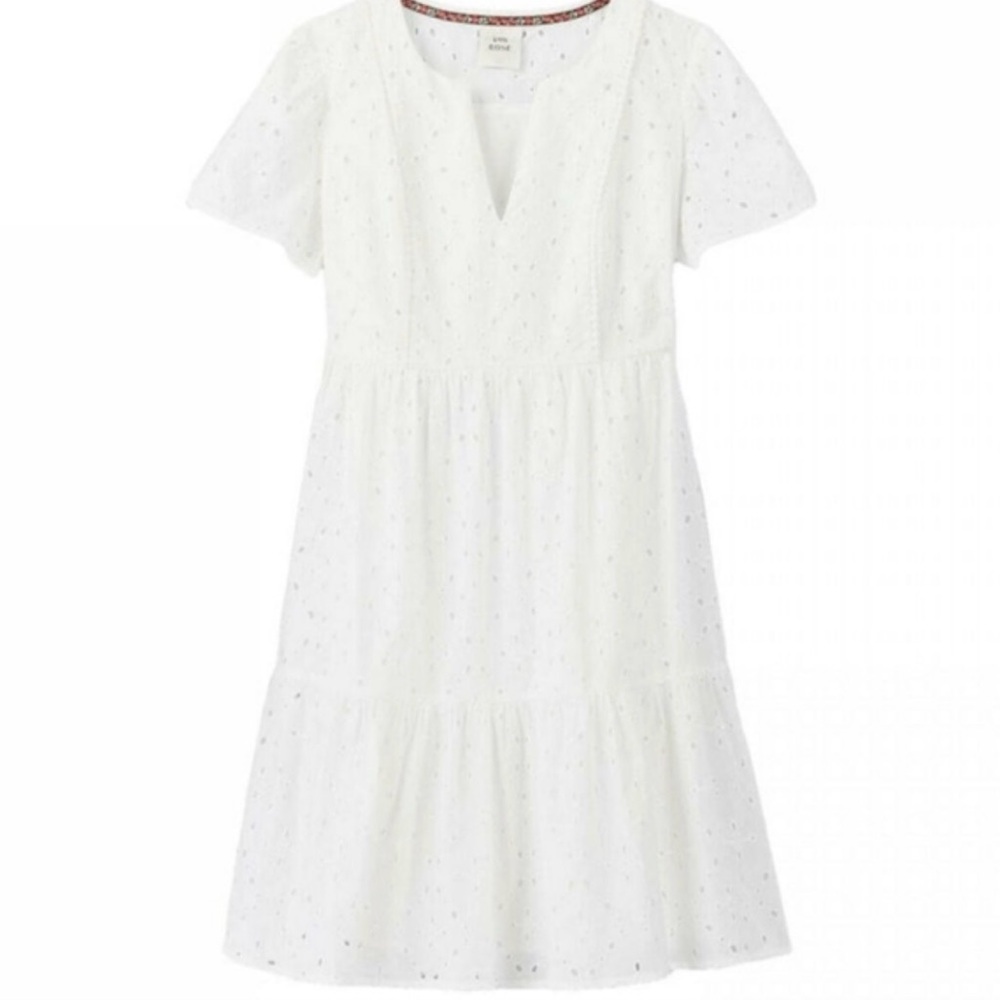 Knox Rose White Eyelet Dress